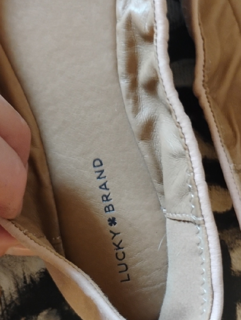 Lucky Brand Nude Ballet Flats. New - Picture 3 of 5